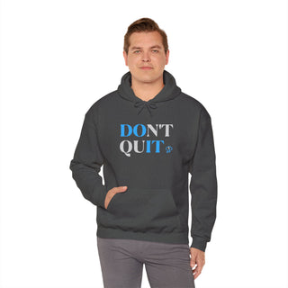 Endurance Emblem: "Do Not Quit!" Unisex Hooded Sweatshirt