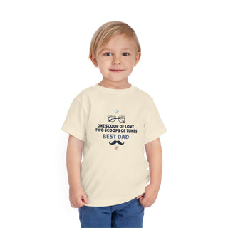 One Scoop of Love, Two Scoops of Tunes Toddler's Tee