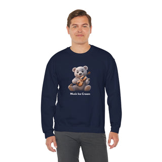 Melodic Indulgence: 'Violin & Vanilla' Unisex Crewneck Sweatshirt