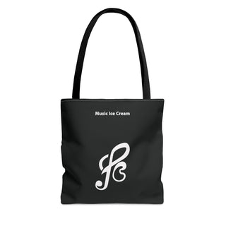 Harmony Delight Treble Clef & Ice Cream Tote Bag