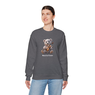 Melodic Indulgence: 'Violin & Vanilla' Unisex Crewneck Sweatshirt