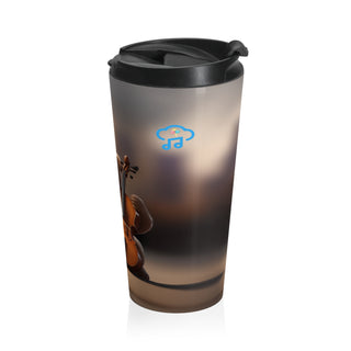 Elegant Bass Serenade Stainless Steel Travel Mug 15 oz