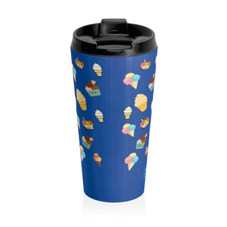 Sweet Symphony Colorful Ice Cream Stainless Steel Travel Mug 15 oz