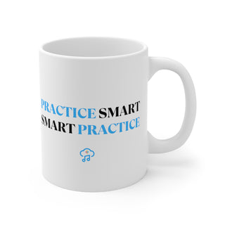 Masterful Melodies: "Practice Smart, Smart Practice" Inspirational Mug 11oz