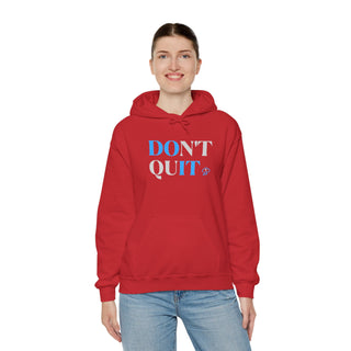 Endurance Emblem: "Do Not Quit!" Unisex Hooded Sweatshirt