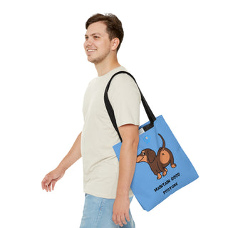 Maintain Good Posture Musical Dog Tote Bag