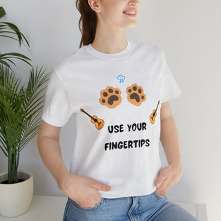 Use Your Fingertips Musical Dog Unisex T-Shirt