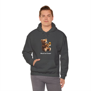 Trumpet Tunes: 'Bear the Brass' Unisex Hooded Sweatshirt