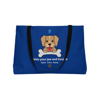 Relax Your Jaw and Tongue - Voice, Opera, Acting Artistic Weekender Tote Bag