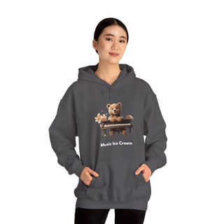 Piano Prodigy: 'Keys to Happiness' Unisex Hooded Sweatshirt