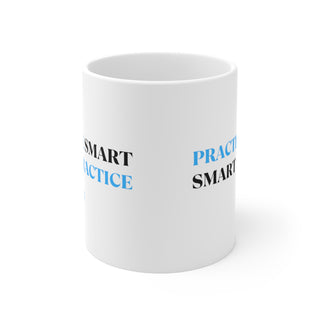 Masterful Melodies: "Practice Smart, Smart Practice" Inspirational Mug 11oz