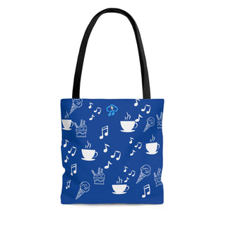 Music & Ice Cream Lifestyle Tote Bag