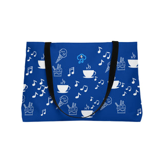 Music & Ice Cream Stylish Weekender Tote Bag