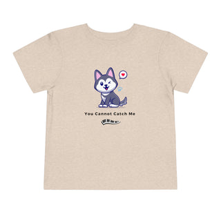 You Cannot Catch Me! Mischievous Pup Toddler's Tee