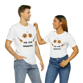 Use Your Fingertips Musical Dog Unisex T-Shirt