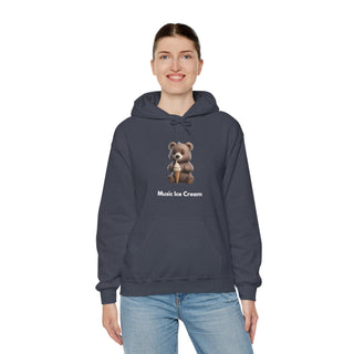 Sweet Melody: 'Tunes and Treats' Unisex Hooded Sweatshirt