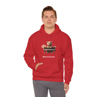 Piano Prodigy: 'Keys to Happiness' Unisex Hooded Sweatshirt