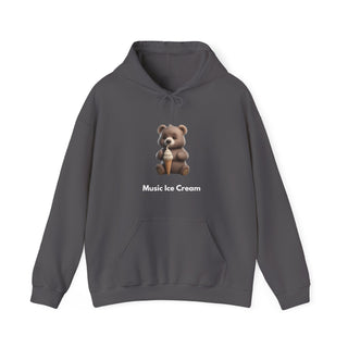 Sweet Melody: 'Tunes and Treats' Unisex Hooded Sweatshirt