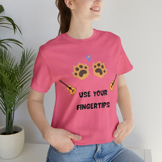 Use Your Fingertips Musical Dog Unisex T-Shirt