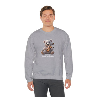 Melodic Indulgence: 'Violin & Vanilla' Unisex Crewneck Sweatshirt