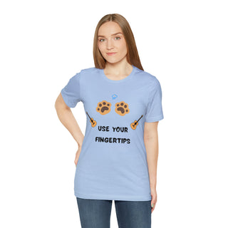 Use Your Fingertips Musical Dog Unisex T-Shirt