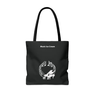 Winged Sonata Grand Piano Tote Bag