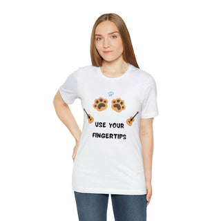 Use Your Fingertips Musical Dog Unisex T-Shirt