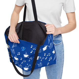 Music & Ice Cream Stylish Weekender Tote Bag