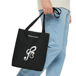 Harmony Delight Treble Clef & Ice Cream Tote Bag