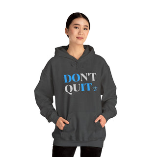 Endurance Emblem: "Do Not Quit!" Unisex Hooded Sweatshirt