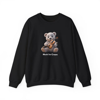 Melodic Indulgence: 'Violin & Vanilla' Unisex Crewneck Sweatshirt