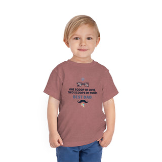 One Scoop of Love, Two Scoops of Tunes Toddler's Tee