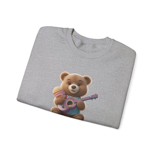 Melodic Treats: 'Ice Cream & Instruments' Unisex Crewneck Sweatshirt