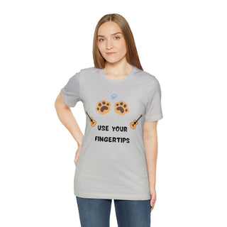 Use Your Fingertips Musical Dog Unisex T-Shirt