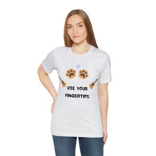 Use Your Fingertips Musical Dog Unisex T-Shirt