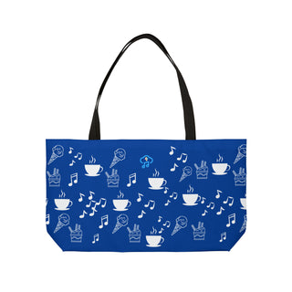 Music & Ice Cream Stylish Weekender Tote Bag