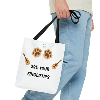 Use Your Fingertips Musical Dog Tote Bag