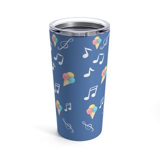 Music Clef Coffee Ice Cream Tumbler 20oz