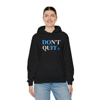 Endurance Emblem: "Do Not Quit!" Unisex Hooded Sweatshirt