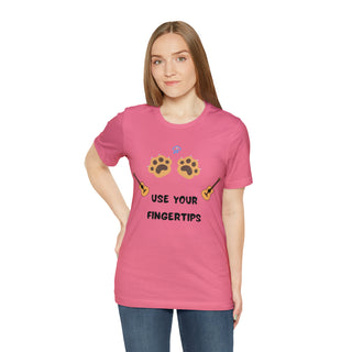 Use Your Fingertips Musical Dog Unisex T-Shirt