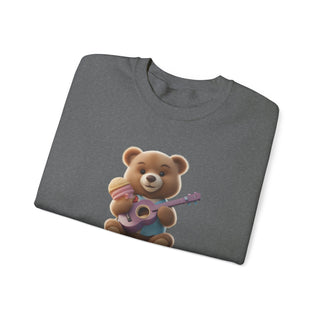 Melodic Treats: 'Ice Cream & Instruments' Unisex Crewneck Sweatshirt