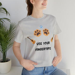 Use Your Fingertips Musical Dog Unisex T-Shirt