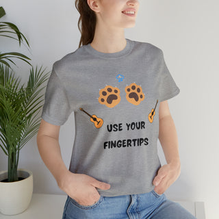 Use Your Fingertips Musical Dog Unisex T-Shirt