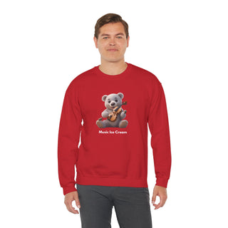 Melodic Indulgence: 'Violin & Vanilla' Unisex Crewneck Sweatshirt