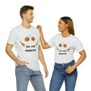 Use Your Fingertips Musical Dog Unisex T-Shirt