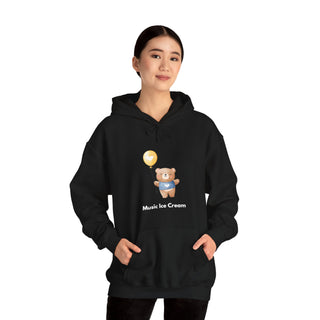 Melodic Journey: 'Harmony in the Air' Unisex Hooded Sweatshirt