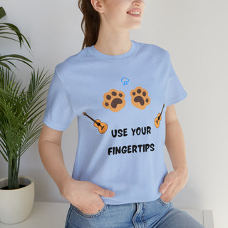 Use Your Fingertips Musical Dog Unisex T-Shirt