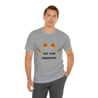 Use Your Fingertips Musical Dog Unisex T-Shirt