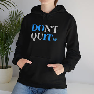 Endurance Emblem: "Do Not Quit!" Unisex Hooded Sweatshirt