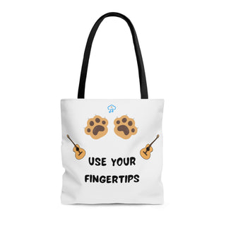 Use Your Fingertips Musical Dog Tote Bag